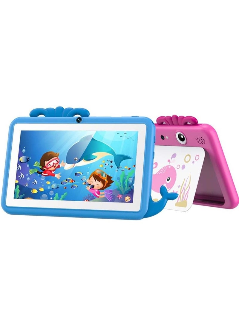 ELTRAZONE M51TB Kids Tablet – 7 Inch HD Screen, 64GB Storage, 3000mAh Battery, Durable Kid-Proof Design, 5G Wi-Fi Android Tablet for Learning, Gaming, Fun & Entertainment - Image 1